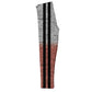 Stripes Gray and Coral Degrade Leggings