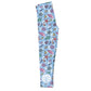 Snails Print Monogram Light Blue Leggings