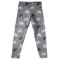 Tractor Print Gray Leggings