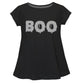 Boo Black Short Sleeve Laurie Top