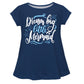 Dream Navy Short Sleeve Laurie Top