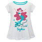 Mermaid Name White Short Sleeve Laurie Top