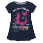Mermazing Navy Short Sleeve Laurie Top