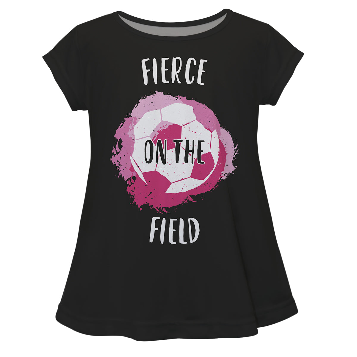 Fierce On The Field Black Short Sleeve Laurie Top