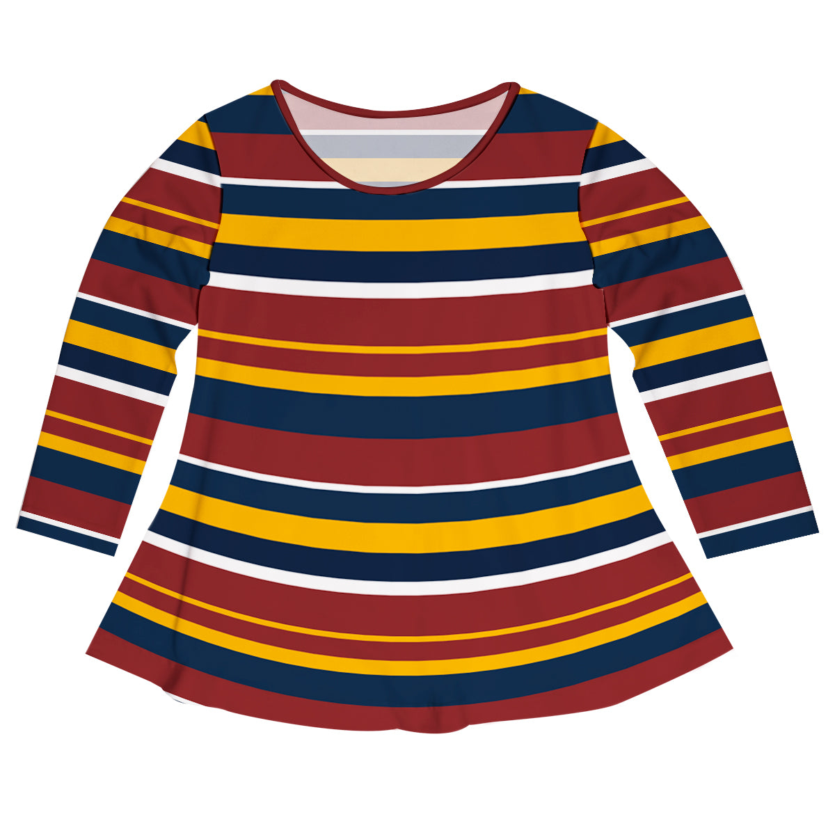 Stripes Colors Long Sleeve Laurie Top