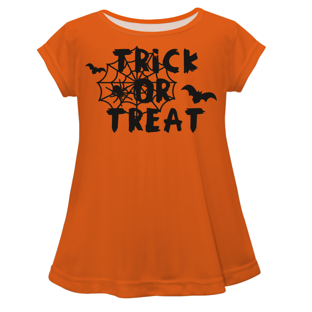 Trick or Treat Orange and Black Laurie Top