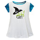 Western Girl White Short Sleeve Laurie Top