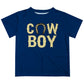 Cowboy Navy Short Sleeve Tee Shirt