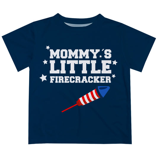 Mommys Little Navy Short Sleeve Tee Shirt