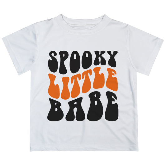 Spooky Little Babe White Short Sleeve Tee Shirt