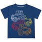 Tractors Navy Short Sleeve Tee Shirt