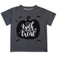 Trick Or Treat Gray Short Sleeve Tee Shirt