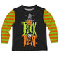 Trick Or Treat Black Long Sleeve Tee Shirt