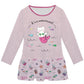Cat Mermaid Pink Lily Dress Long Sleeve