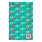 Flamingo Print Monogram Agua Towel