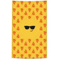 Summer and Pizza Print Yellow Towel 51x 32""
