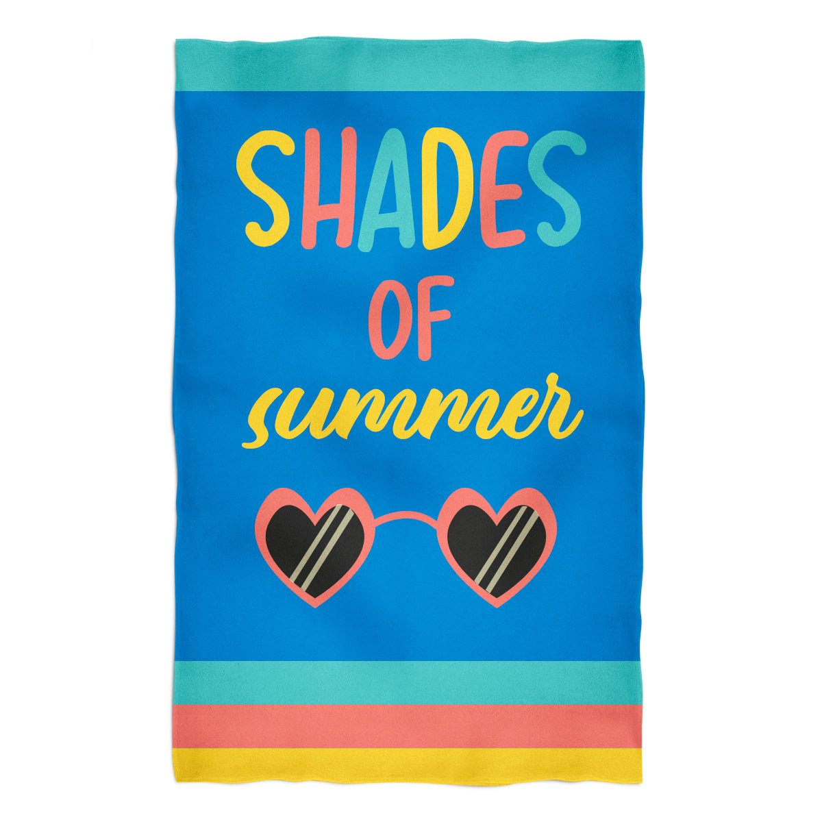 Shades Of Summer Blue Towel  51x 32""