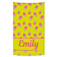 Watermelon Print Name Yellow Towel