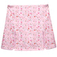 Floral Print Pink Skort