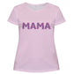 Leopard Print Mama Pink Short Sleeve Tee Shirt