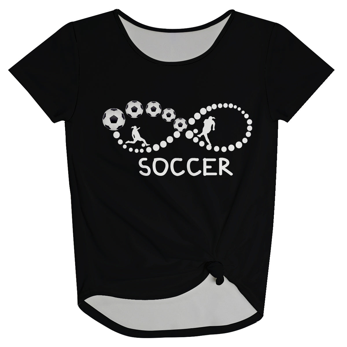 Infinite Soccer Black Knot Top