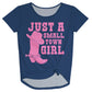 Just A Small Town Girl Navy Knot Top