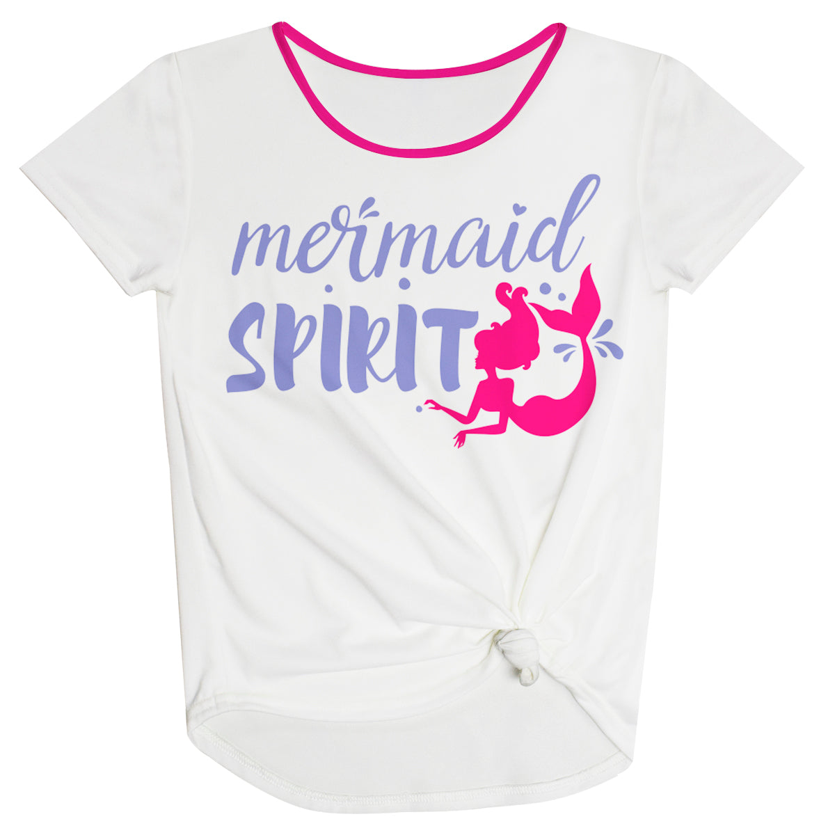 Mermaid Spirit White Knot Top