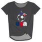 Soccer USA Gray Kno Top