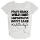 Toddlerlife White Short Sleeve Knot Top