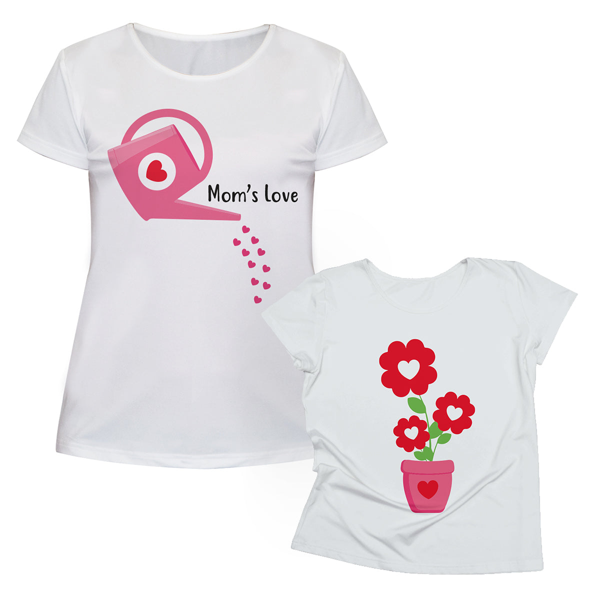 Flower White Short Sleeve Tee Shirt - Wimziy&Co.