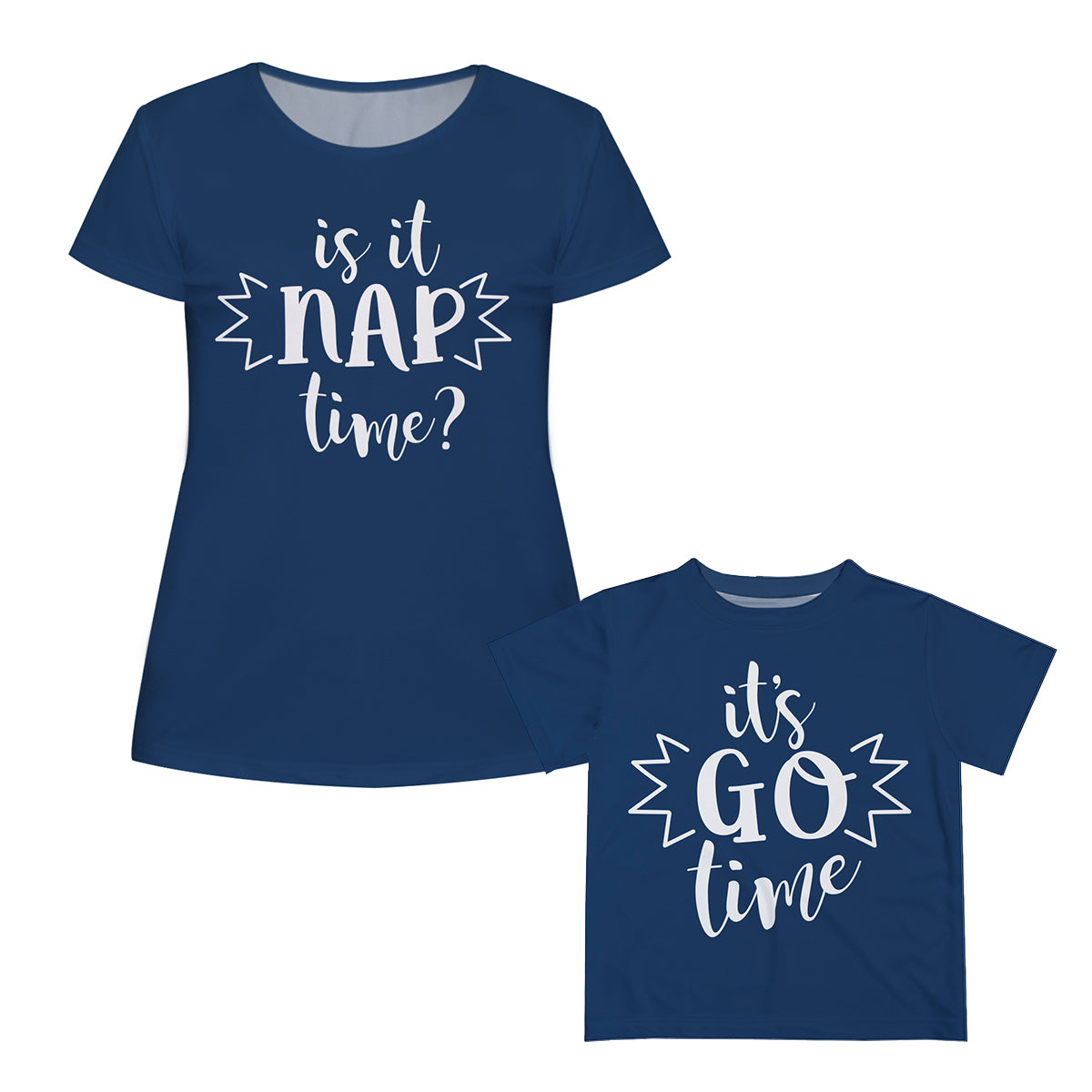 Is It Nap Time Navy Short Sleeve Tee Shirt - Wimziy&Co.