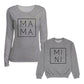 Mini Gray Crewneck Sweatshirt - Wimziy&Co.