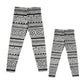 Tribal Print White and Black Leggings - Wimziy&Co.
