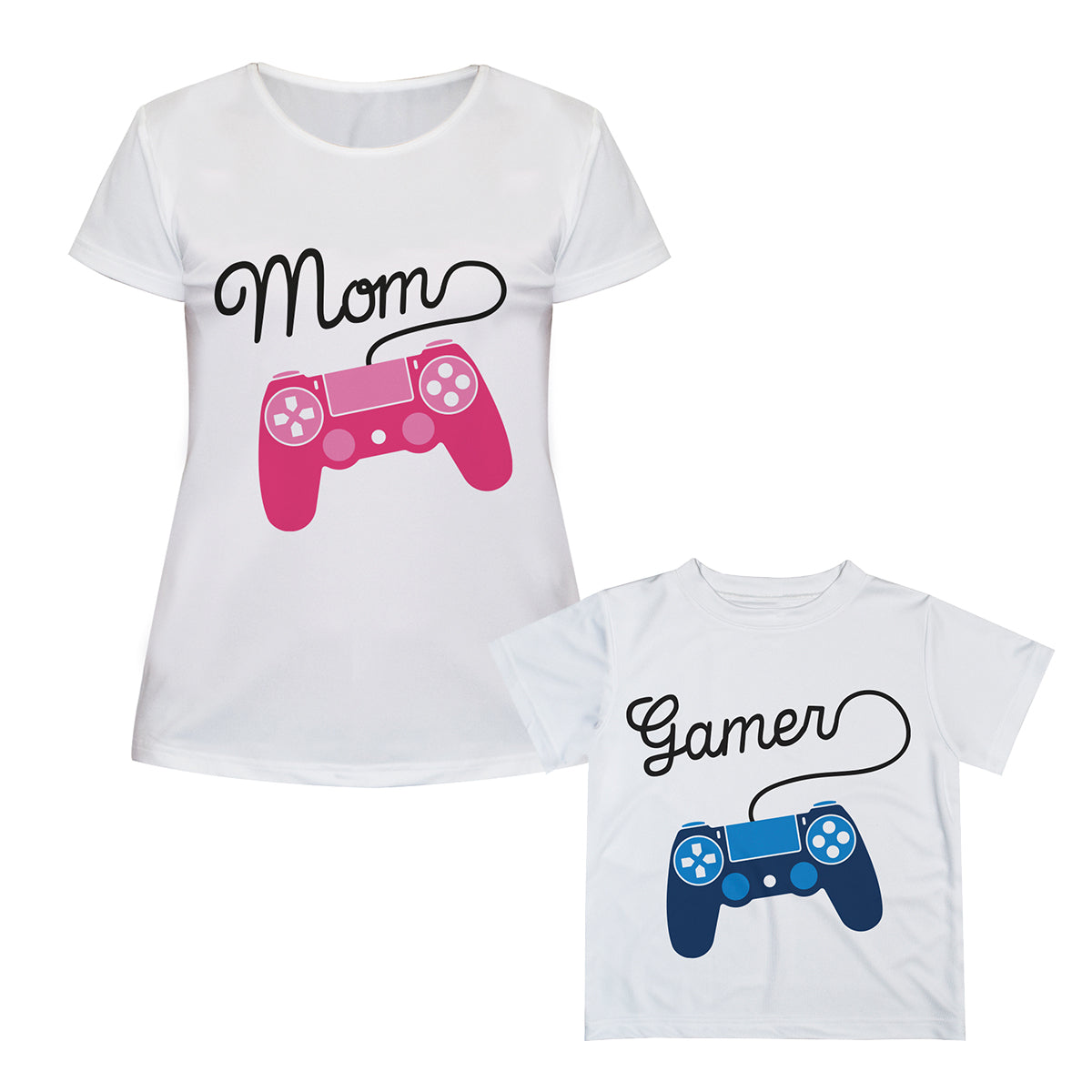 Video Game Control White Short Sleeve Tee Shirt - Wimziy&Co.