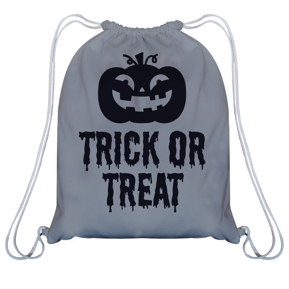 Trick Or Treat Gray Beach Bag 14 x 19""