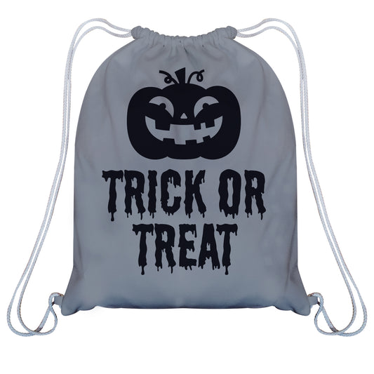 Trick Or Treat Gray Beach Bag 14 x 19""
