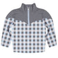 Cowboy Gray Fleece 1/4 Zip Pullover