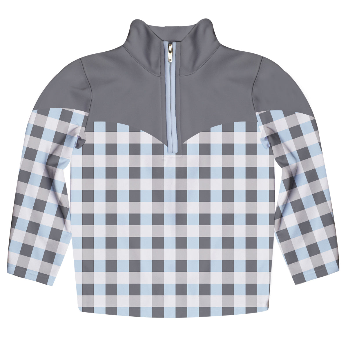 Cowboy Gray Fleece 1/4 Zip Pullover