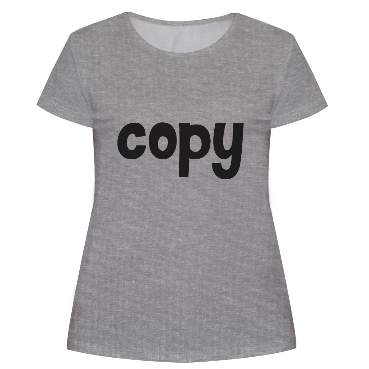 Copy Gray Short Sleeve Tee Shirt