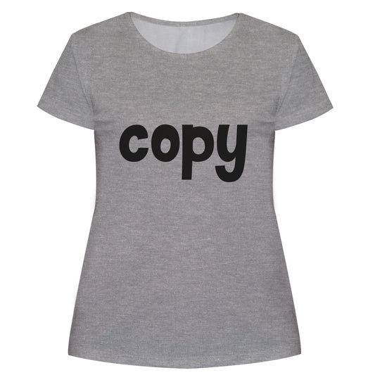 Copy Gray Short Sleeve Tee Shirt
