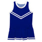 Orange & White Sleeveless Cheerleader Dress - Wimziy&Co.