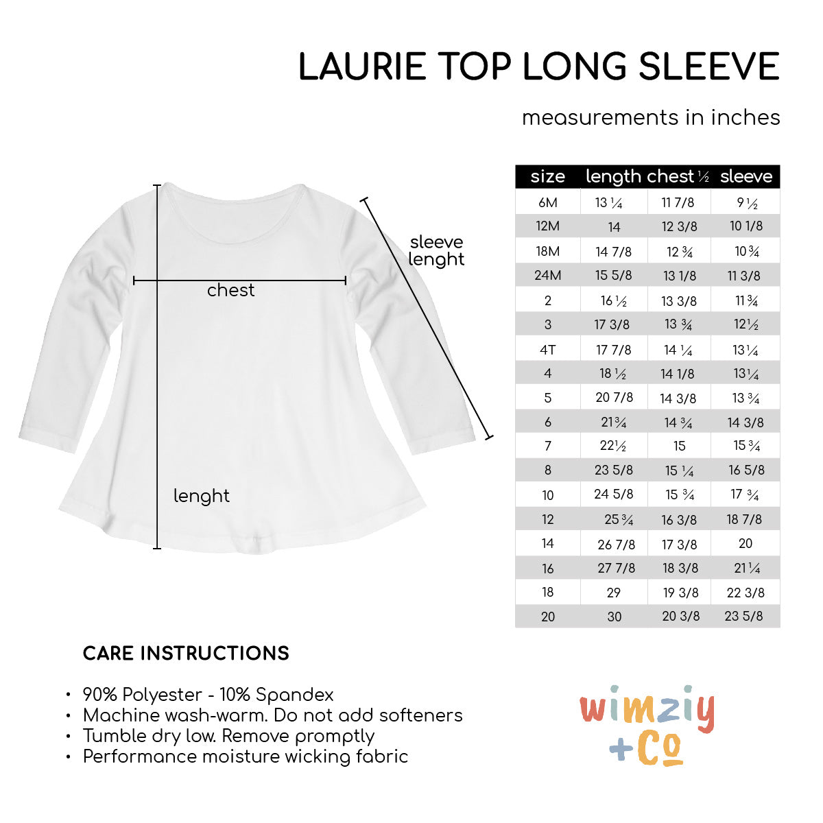 Glitter Navy Long Sleeve Laurie Top - Wimziy&Co.