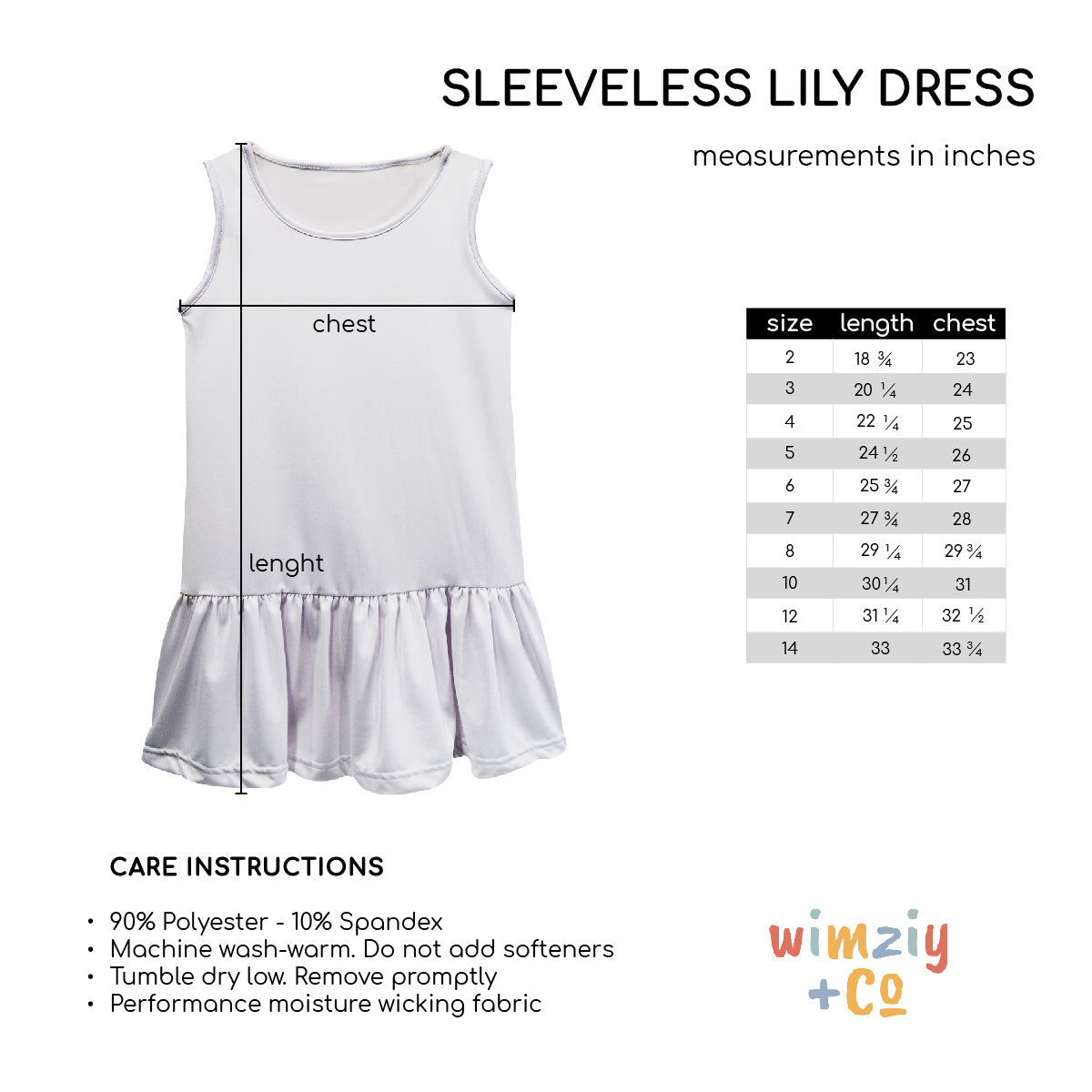Mermaid Personalized Name Pink Lily Dress - Wimziy&Co.