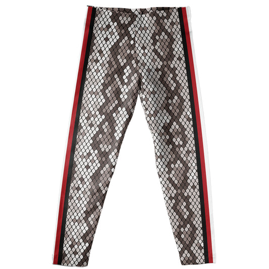 Animal Print Colors Stripe Gray Leggings