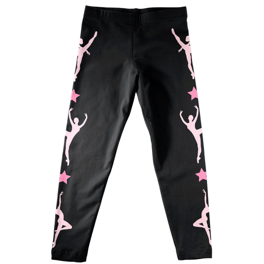 Ballerina Silhoutte Black Leggings