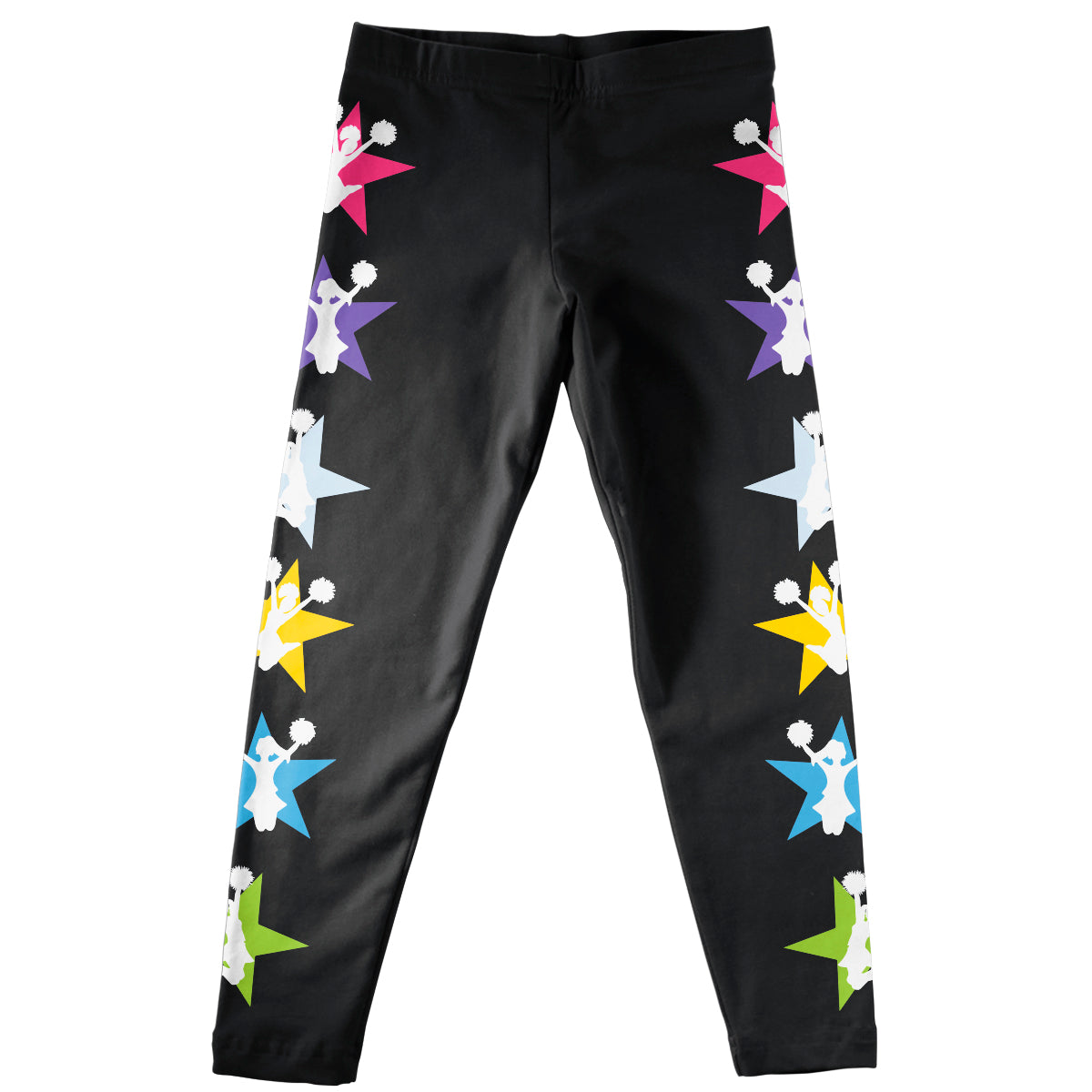 Cheer Multicolor Star Leggings