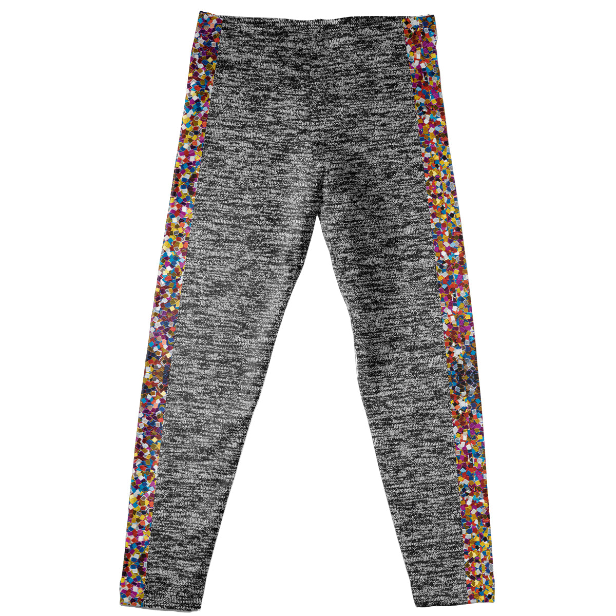 Gray Legging with Glitter side