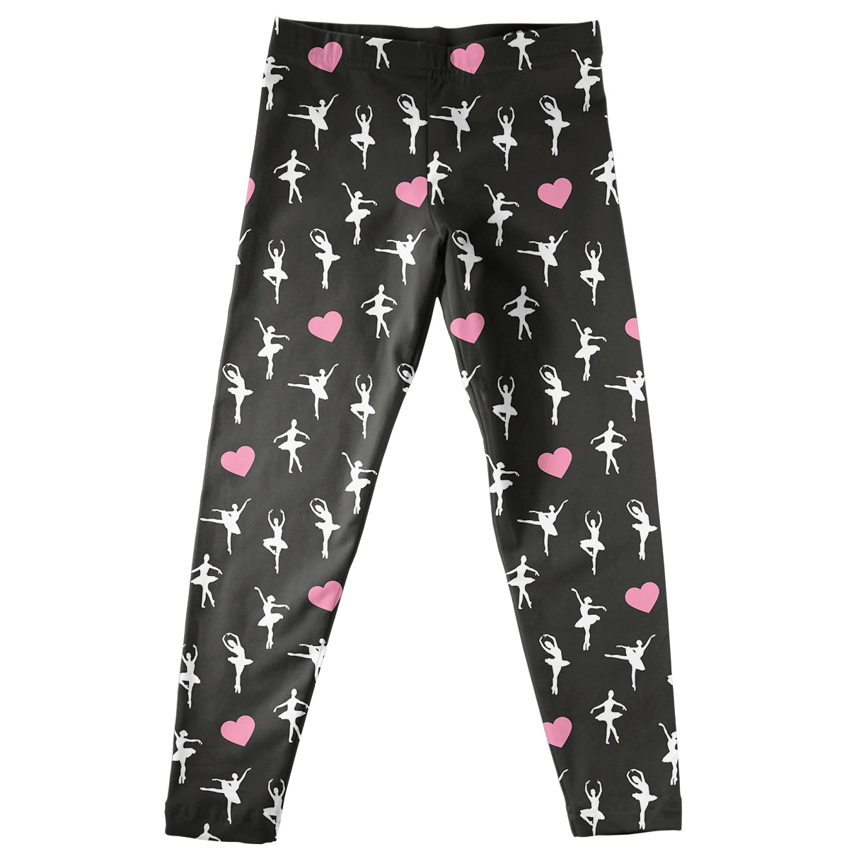 Heart Print Gymnast Leggings