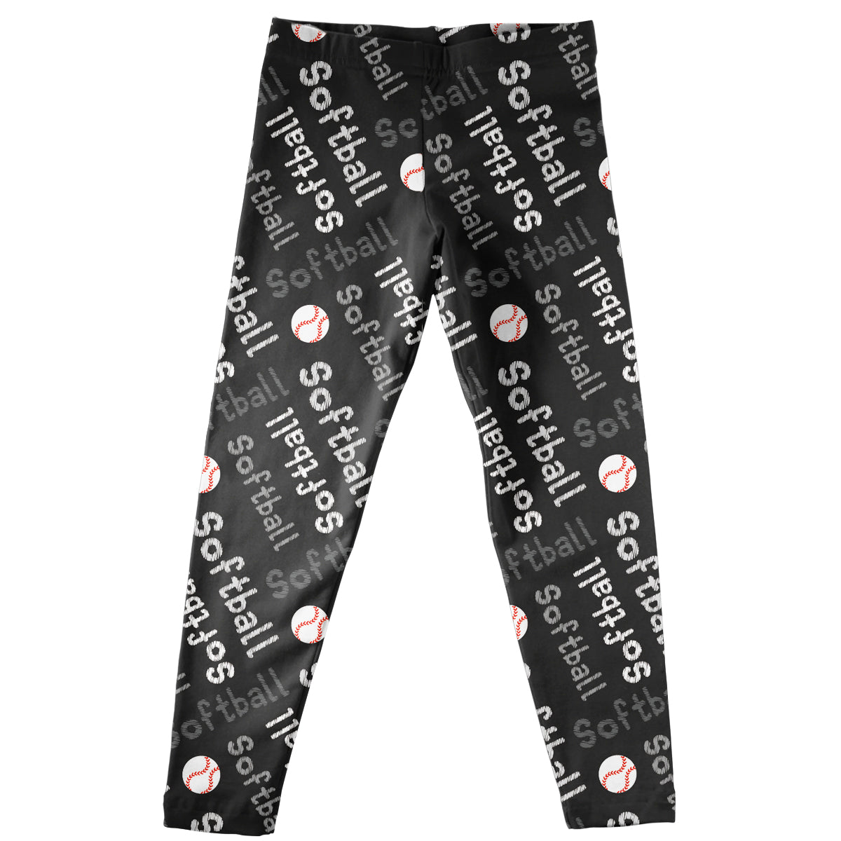 Softball Print Leggings