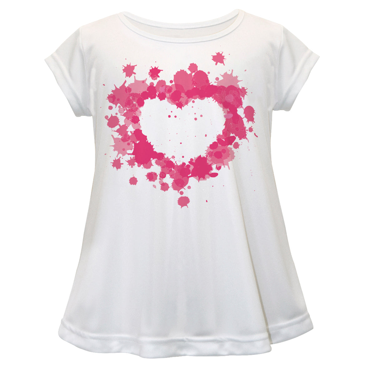 Hearts White Laurie Top Short Sleeve